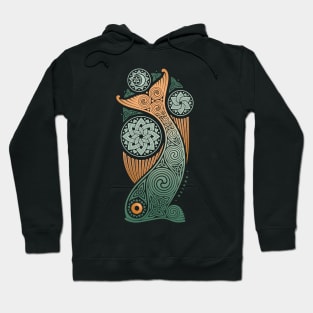 UNDERWATER. CELTIC FISH. Hoodie